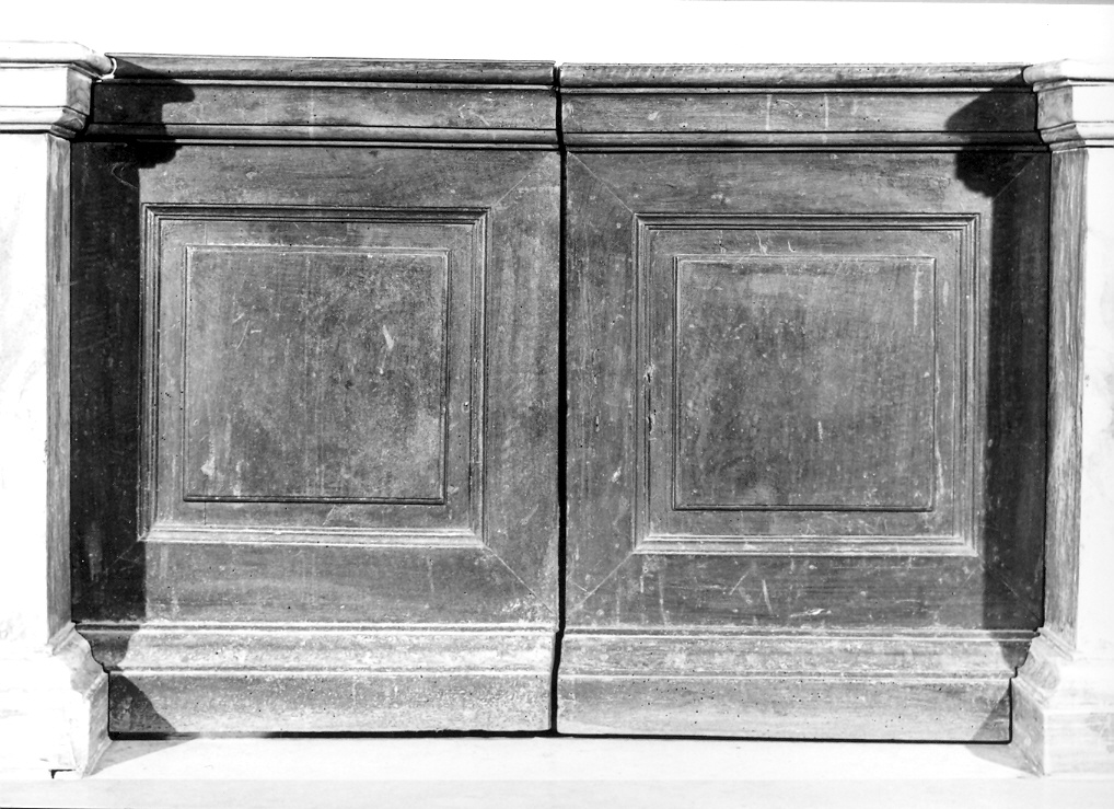 sportello - bottega italiana (fine/inizio secc. XVIII/ XIX)