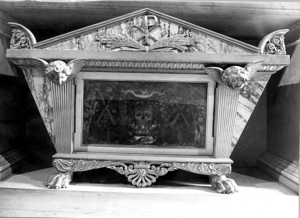 reliquiario - bottega italiana (prima metà sec. XIX)