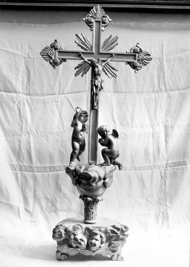 croce - bottega italiana (prima metà sec. XIX)