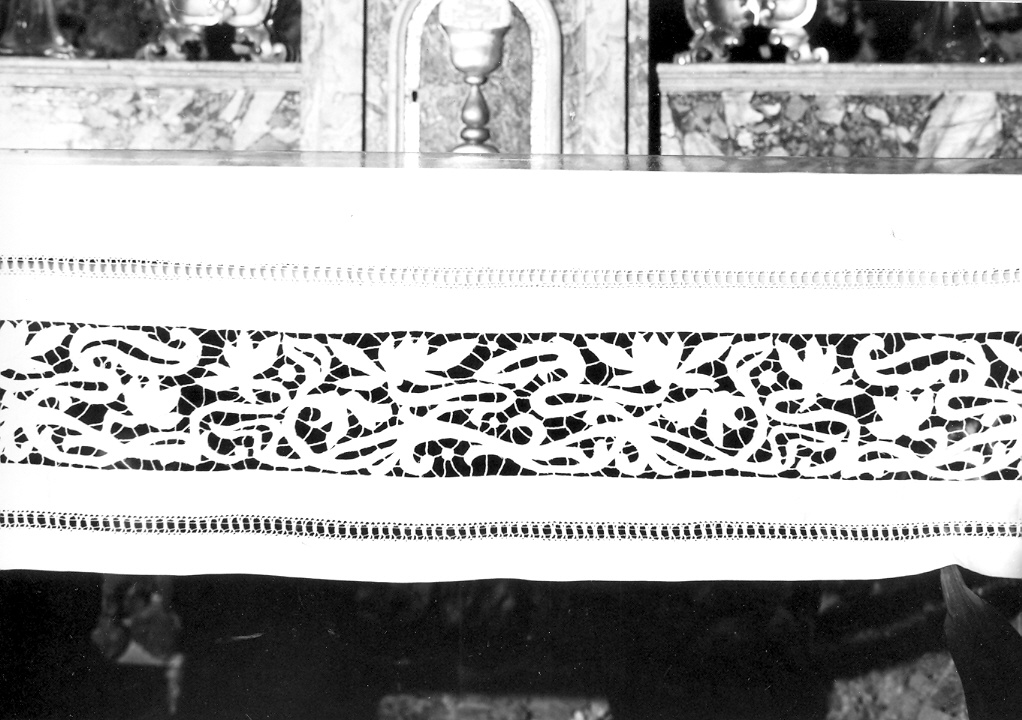 tovaglia d'altare - manifattura italiana (inizio sec. XX)