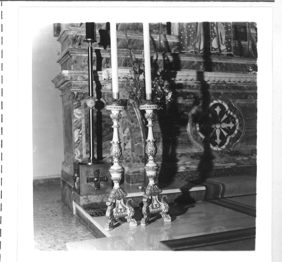 candeliere, serie - bottega marchigiana (sec. XIX)