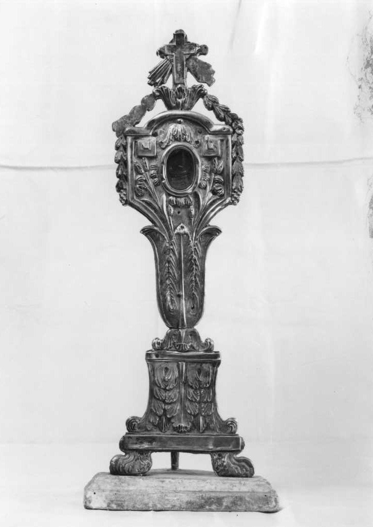 reliquiario fitomorfo - bottega marchigiana (sec. XVIII)