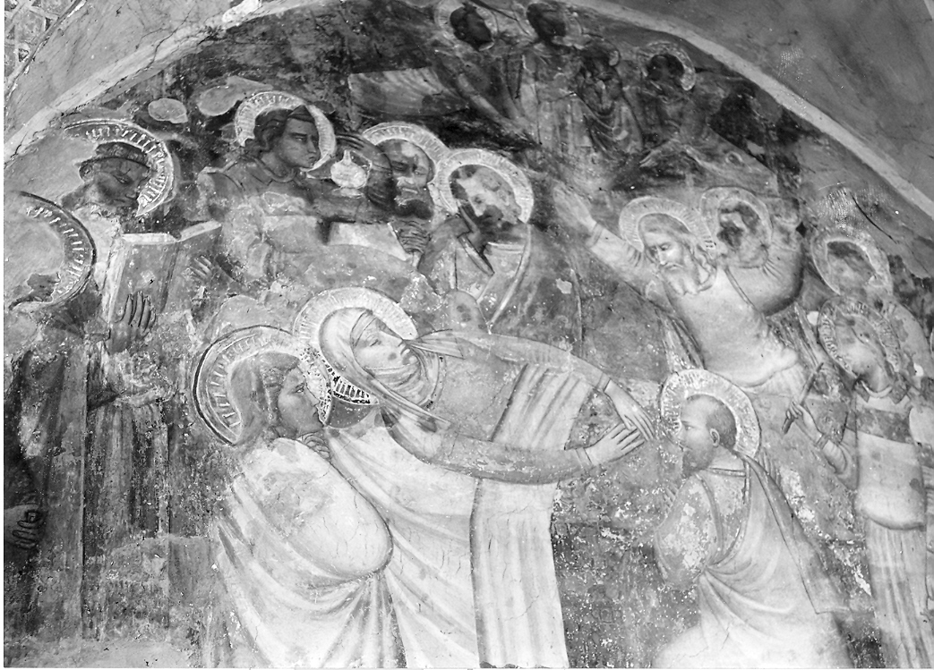 transito della Madonna (dipinto) di Nuzi Allegretto (bottega) (seconda metà sec. XIV)