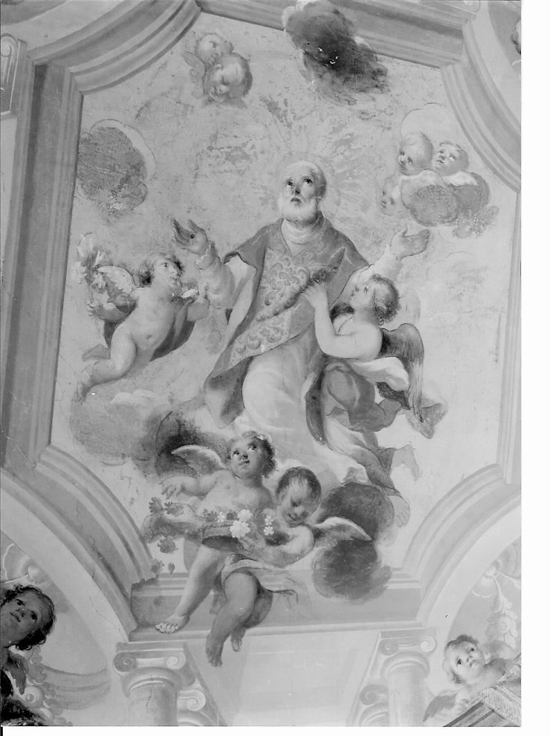 storie della vita di San Filippo Neri (decorazione pittorica, complesso decorativo) di Malatesta Giuseppe (bottega) (sec. XVIII)