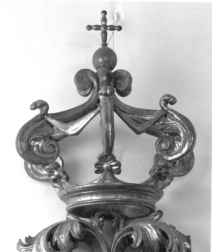 corona di tronetto per esposizione eucaristica - bottega marchigiana (sec. XVIII)
