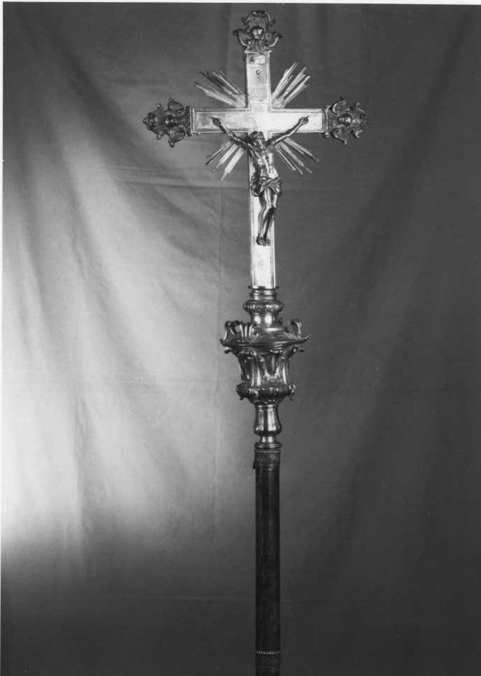 croce processionale - bottega laziale (sec. XVIII)