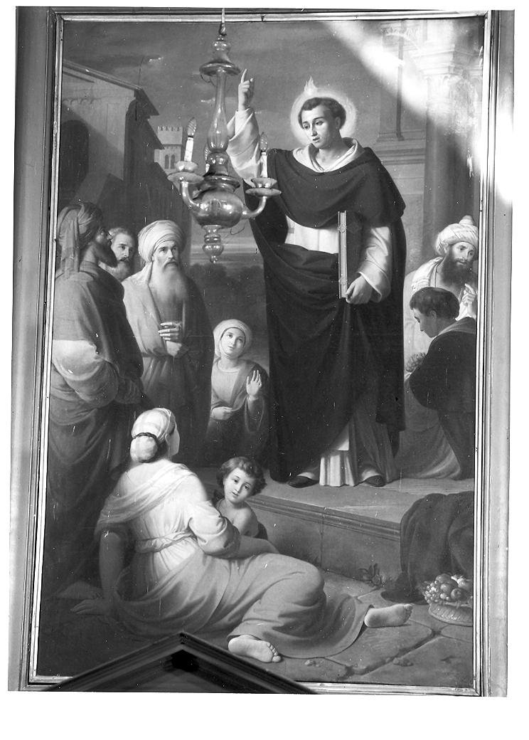 San Vincenzo Ferrer predica (dipinto) di Bartolini F (sec. XIX)