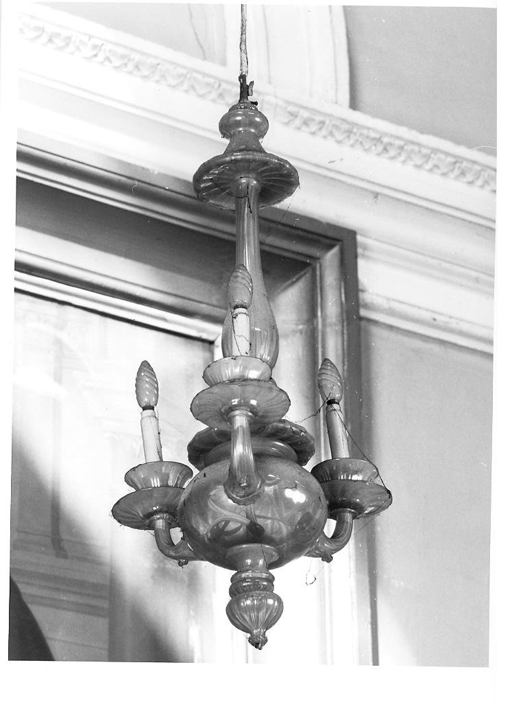 lampadario - bottega marchigiana (prima metà sec. XX)