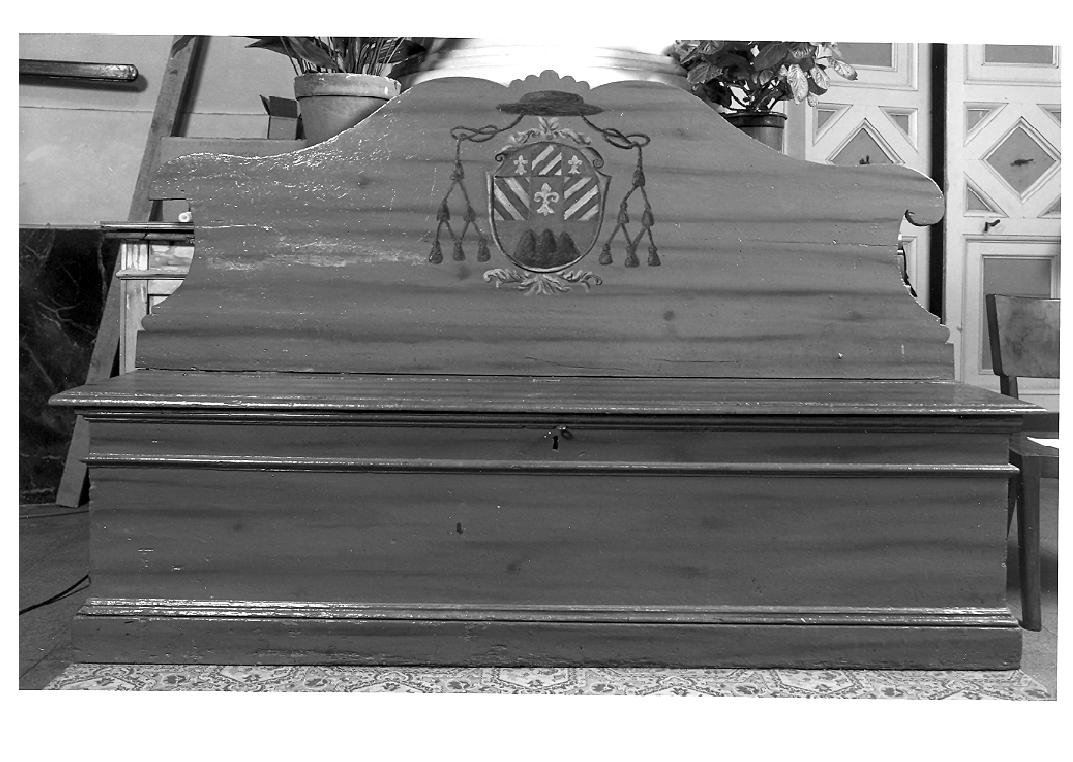 cassapanca - bottega marchigiana (sec. XIX)