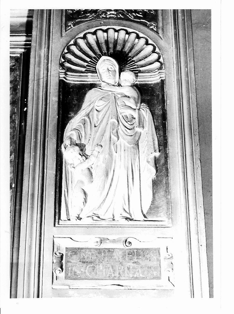 Carità (statua, elemento d'insieme) di Forlivesi Silvio (sec. XIX)