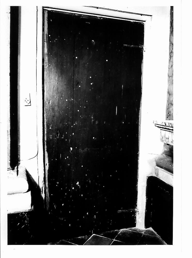 porta - ad un battente - bottega marchigiana (fine sec. XVIII)