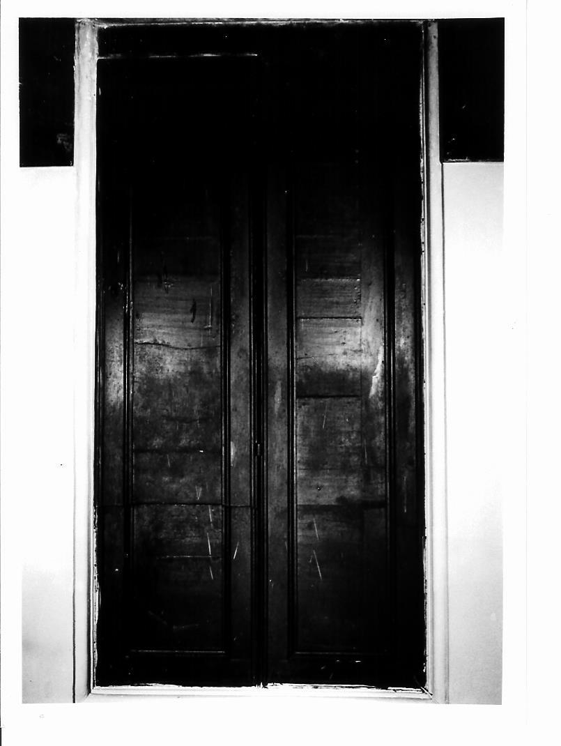 porta - a due battenti - bottega marchigiana (fine sec. XVIII)