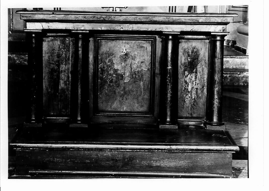 inginocchiatoio - bottega marchigiana (sec. XIX)