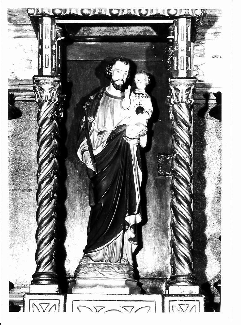 San Giuseppe e Gesù Bambino (statua) - bottega marchigiana (prima metà sec. XX)