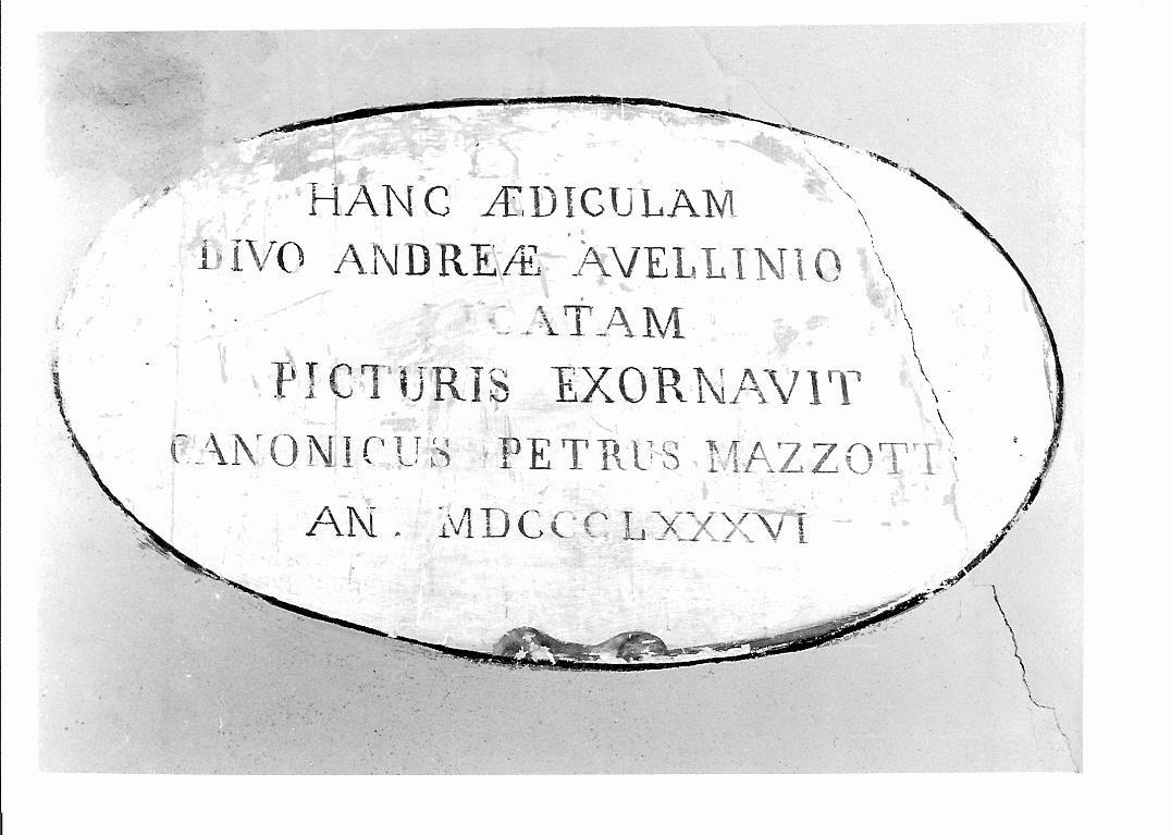 lapide commemorativa - bottega marchigiana (sec. XIX)