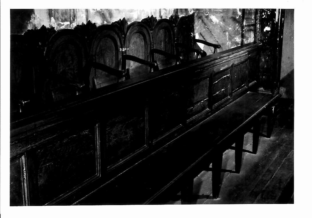 stalli del coro - bottega marchigiana (sec. XIX)