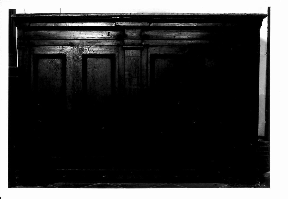 mobile da sacrestia - bottega marchigiana (sec. XVII)