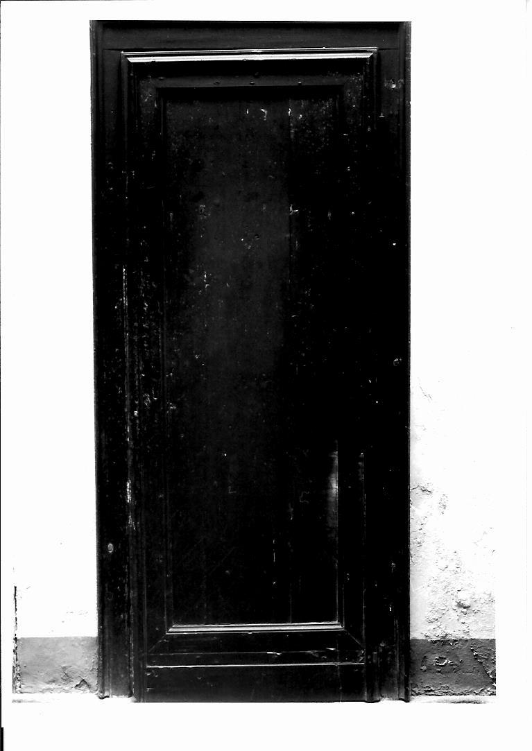 porta - ad un battente - bottega marchigiana (fine sec. XVIII)