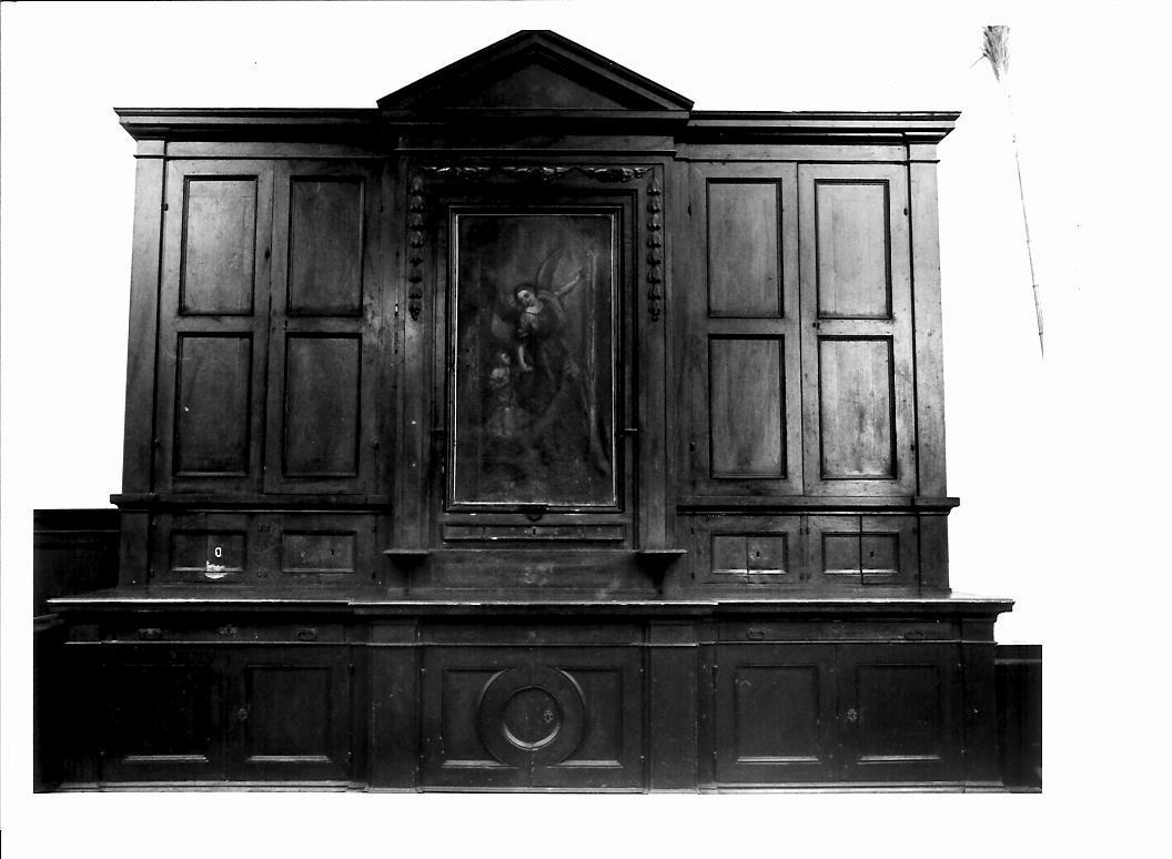 armadio da sacrestia - bottega marchigiana (fine sec. XVIII)