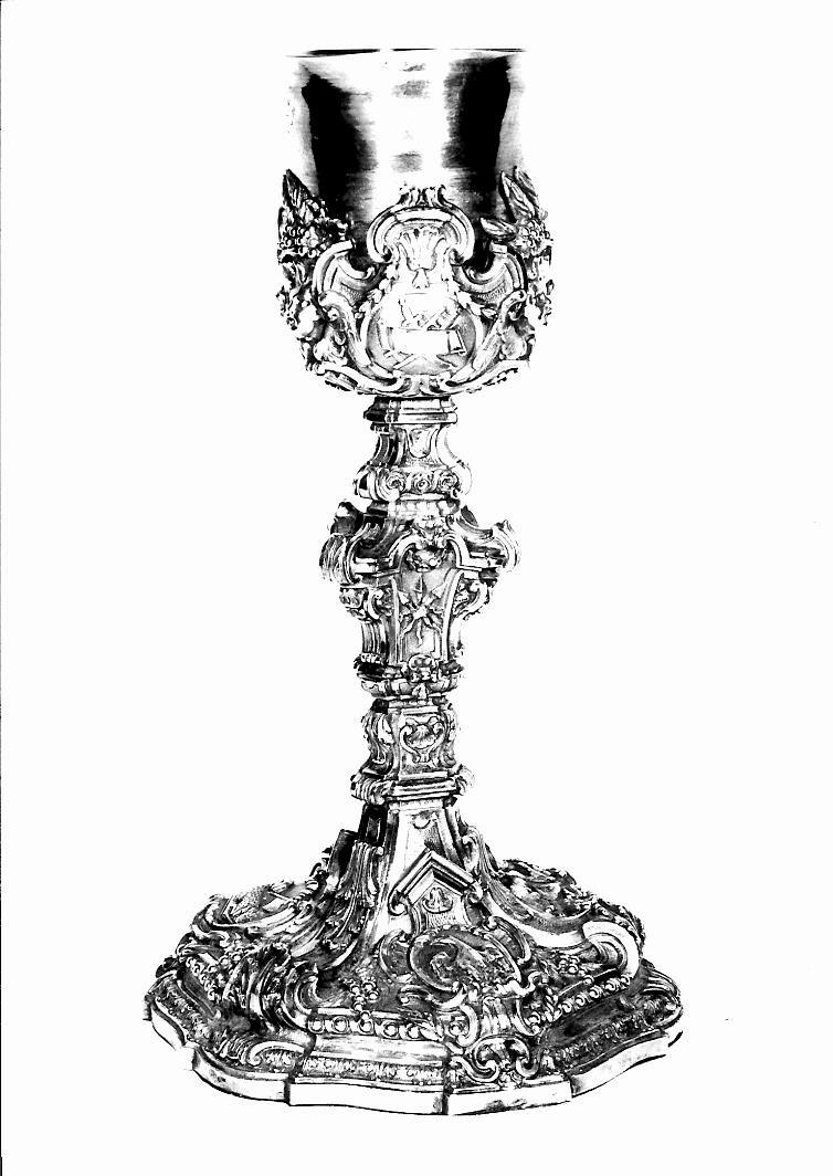calice - bottega romana (seconda metà sec. XVIII)