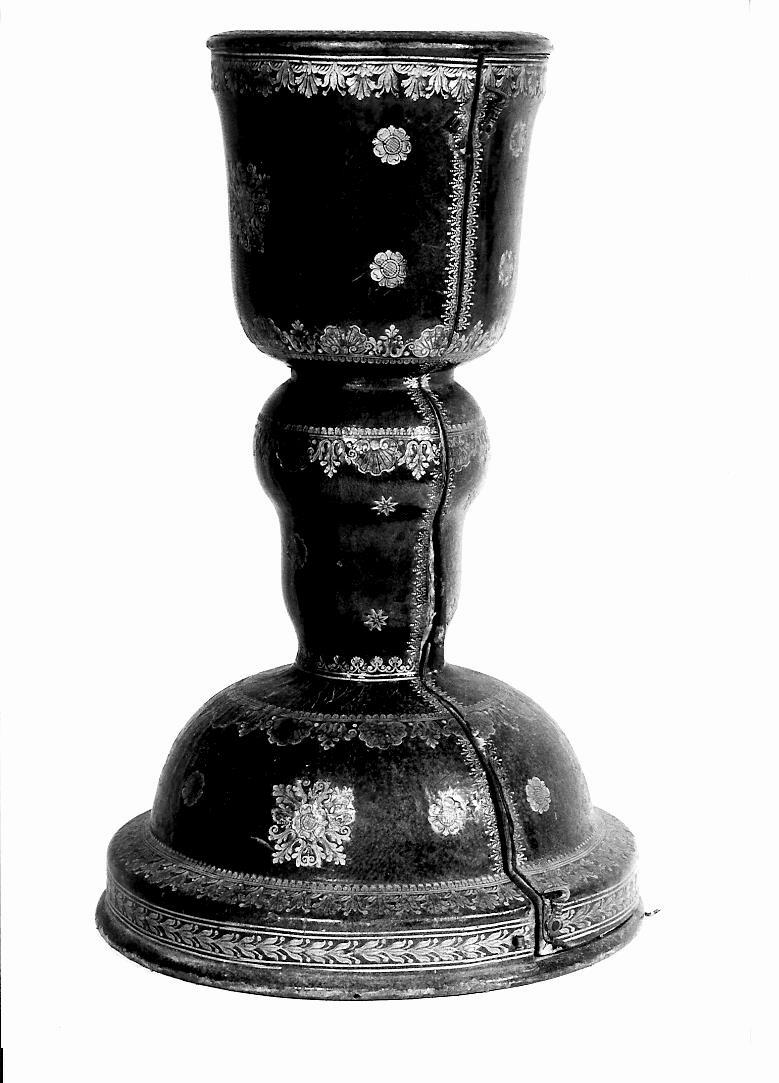 custodia di calice - bottega tedesca (fine/inizio secc. XVIII/ XIX)