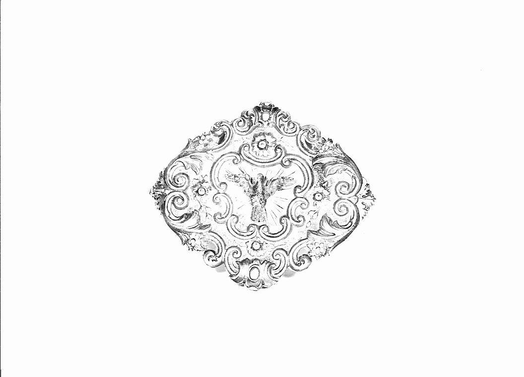 fermaglio di piviale - bottega marchigiana (ultimo quarto sec. XIX)