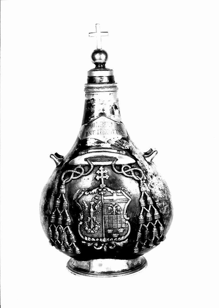 anfora per la riserva degli oli santi - bottega marchigiana (sec. XIX)