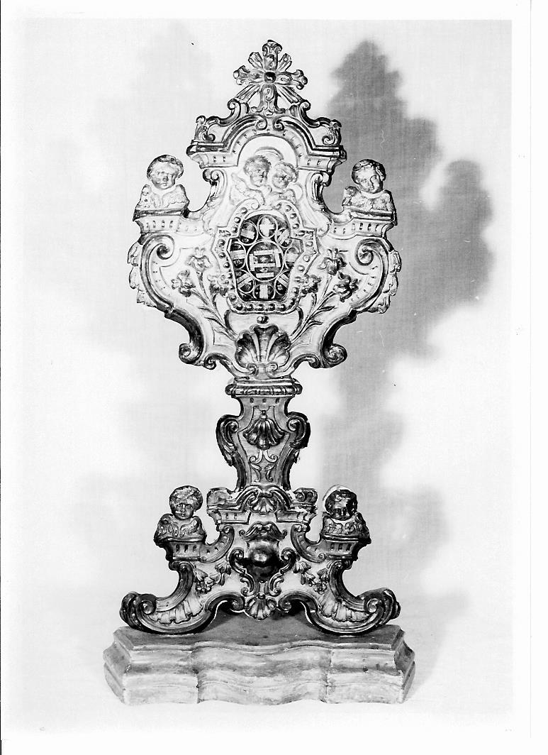 reliquiario - a ostensorio - bottega marchigiana (sec. XVIII)