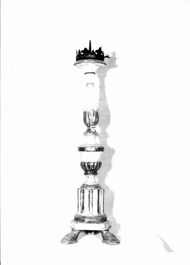 candelabro, coppia - bottega marchigiana (fine sec. XVIII)