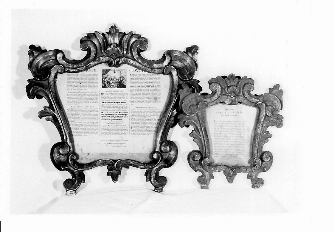 cartagloria, elemento d'insieme - bottega marchigiana (ultimo quarto sec. XVIII)