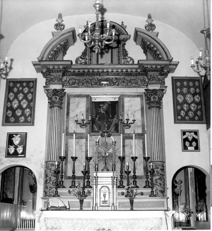 altare maggiore, insieme - bottega marchigiana (fine/inizio secc. XVIII/ XIX)