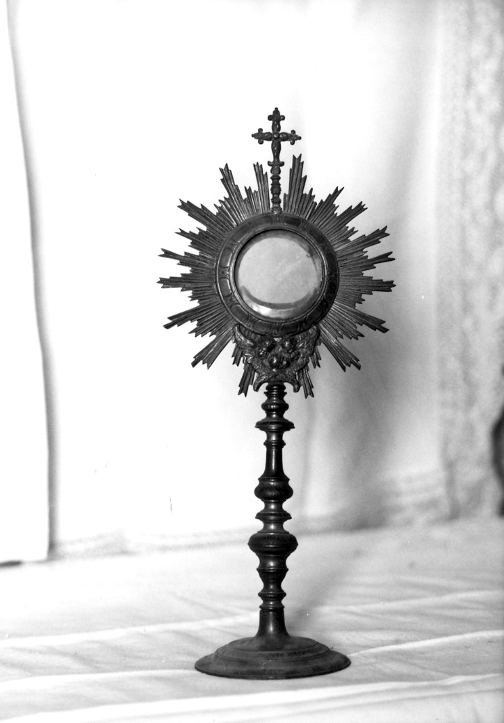 ostensorio - a raggiera - bottega marchigiana (sec. XVII)