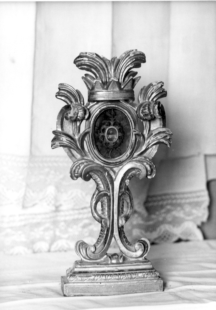 reliquiario - bottega marchigiana (fine/inizio secc. XVII/ XVIII)