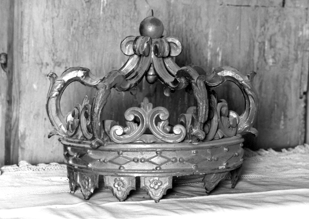 corona di tronetto per esposizione eucaristica, frammento - bottega marchigiana (sec. XVIII)