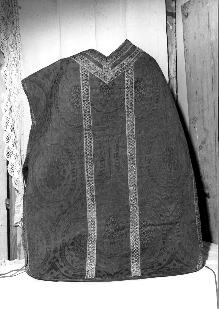 paramento liturgico, insieme - manifattura italiana (fine/inizio secc. XVIII/ XIX)