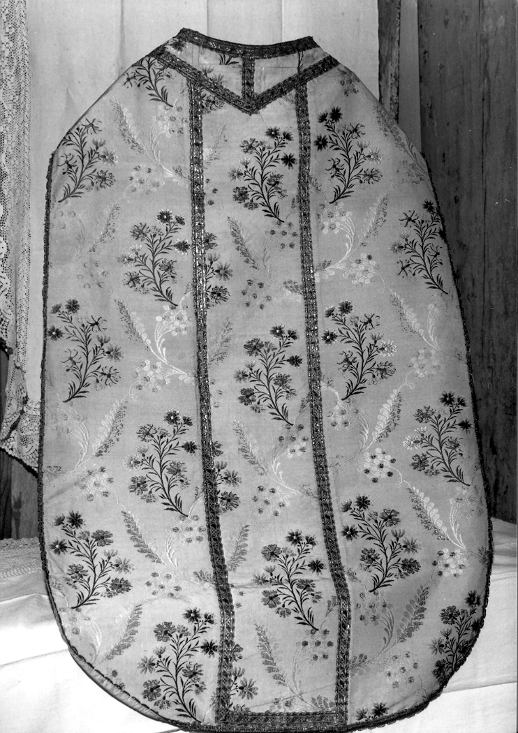 paramento liturgico, insieme - manifattura italiana (fine/inizio secc. XVIII/ XIX)