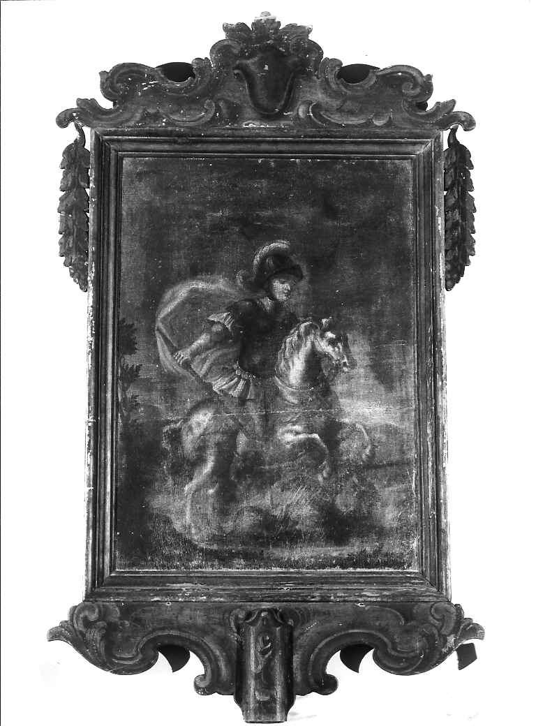 San Giorgio a cavallo (dipinto) - ambito marchigiano (sec. XVII)