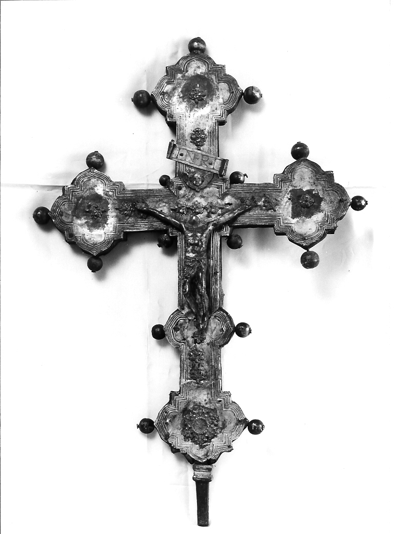 croce processionale - bottega umbra (sec. XVI)