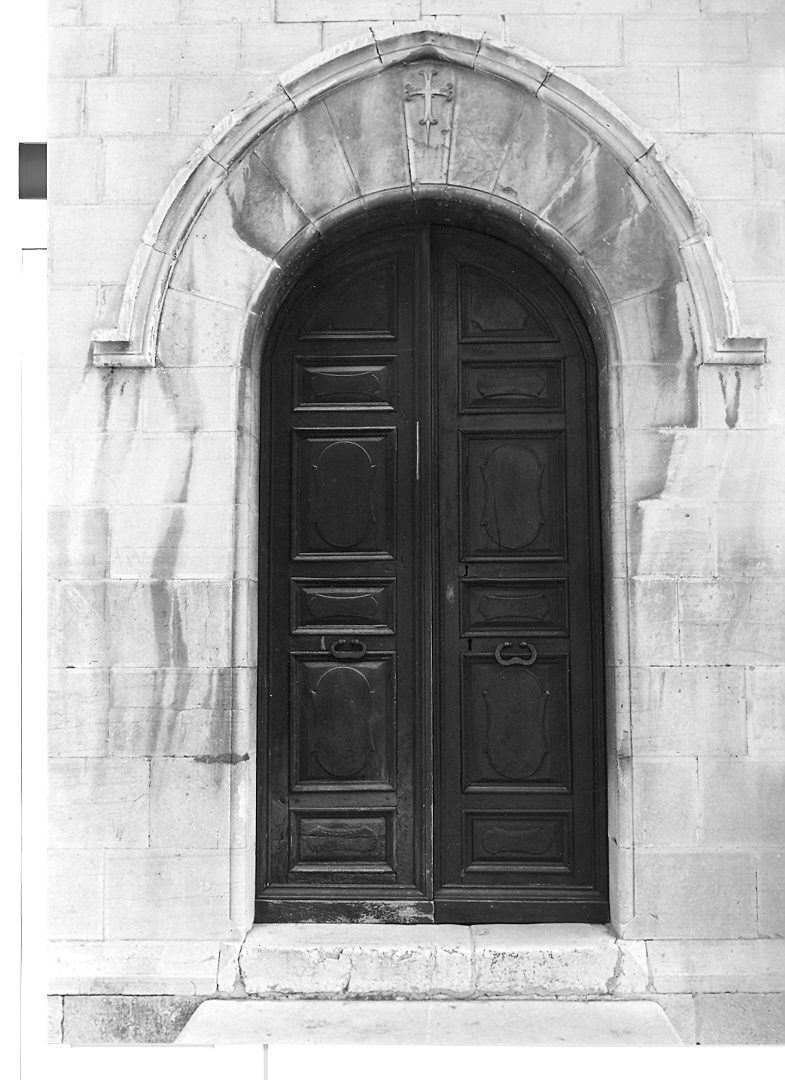 porta - a due battenti - bottega marchigiana (sec. XIV, sec. XVII)