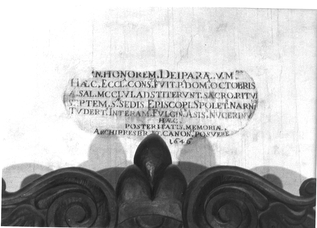 lapide - bottega marchigiana (sec. XVII)