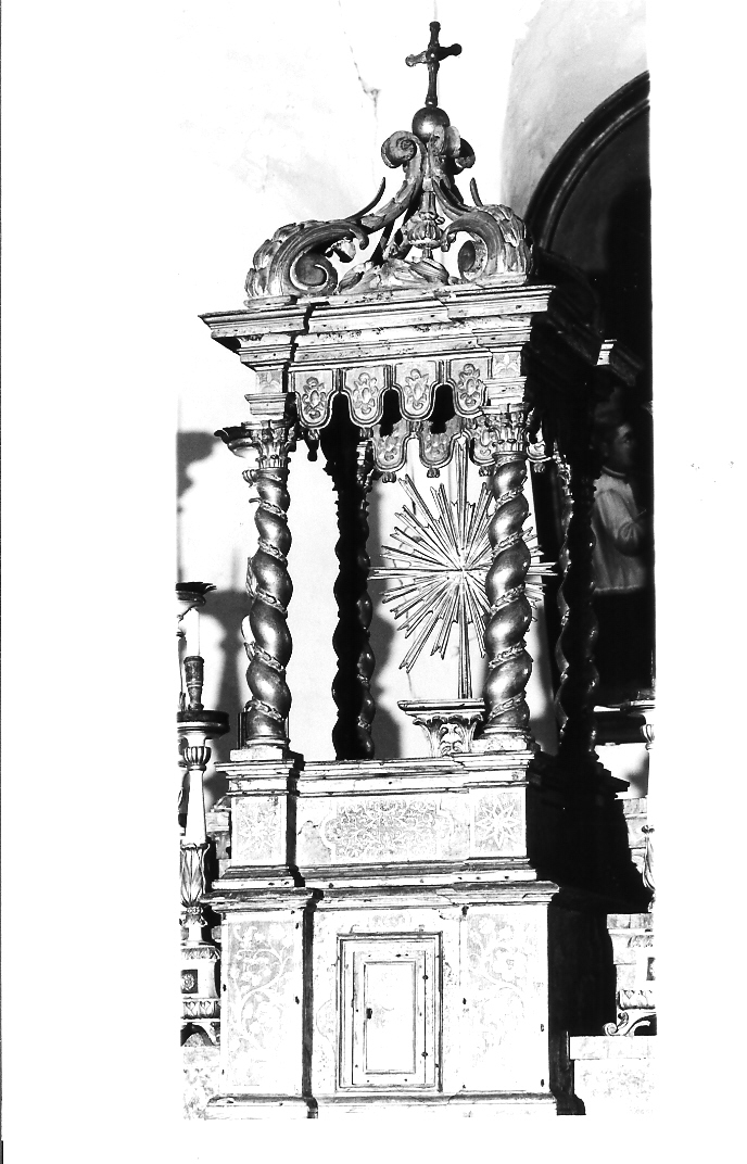 tabernacolo - bottega marchigiana (fine/inizio secc. XVIII/ XIX)