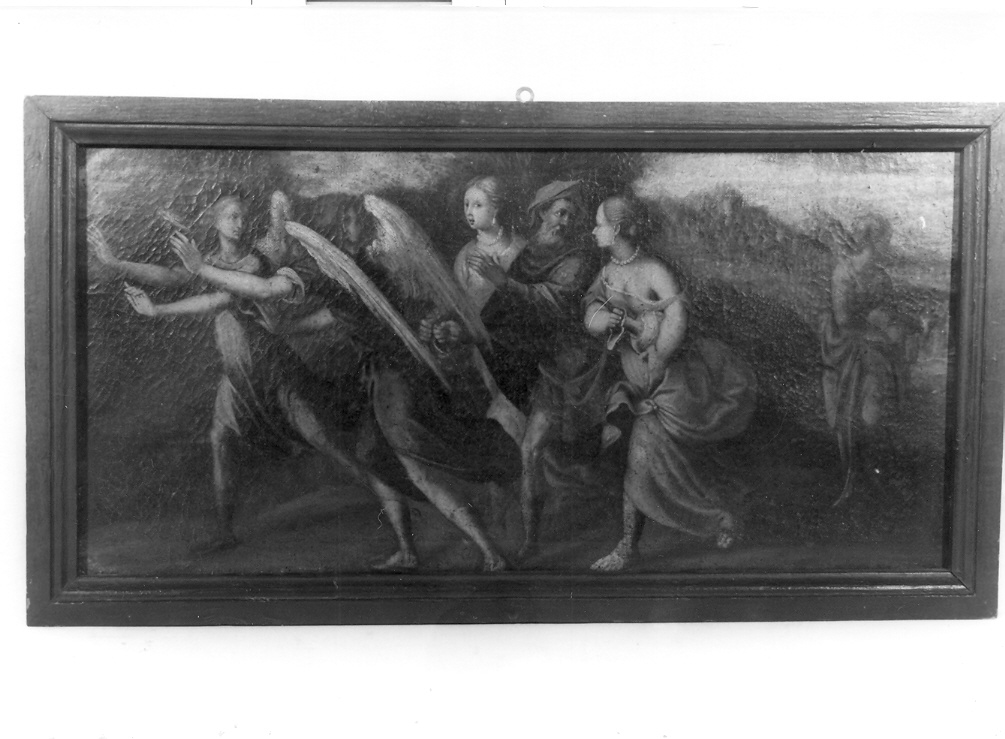 fuga di Lot (dipinto, opera isolata) di Antonio di Donnino di Domenico (attribuito) (prima metà sec. XVI)