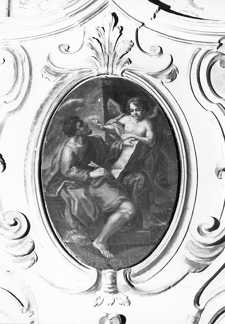 San Matteo Evangelista (dipinto, elemento d'insieme) di Lapis Gaetano detto Carraccetto (sec. XVIII)