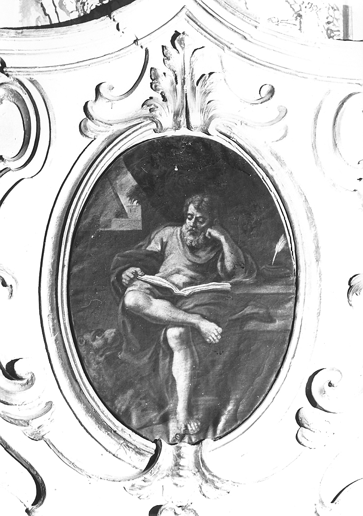 San Marco Evangelista (dipinto, elemento d'insieme) di Lapis Gaetano detto Carraccetto (sec. XVIII)