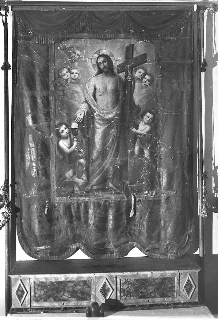 Cristo (dipinto) di Castracane Giambattista (fine/inizio secc. XVIII/ XIX)