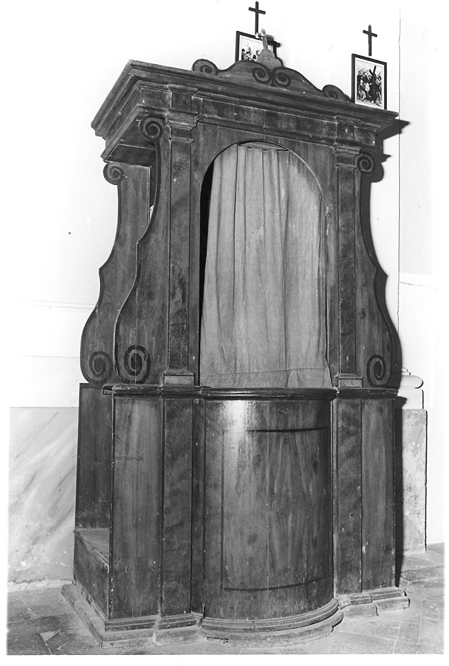 confessionale, coppia - bottega marchigiana (sec. XIX)