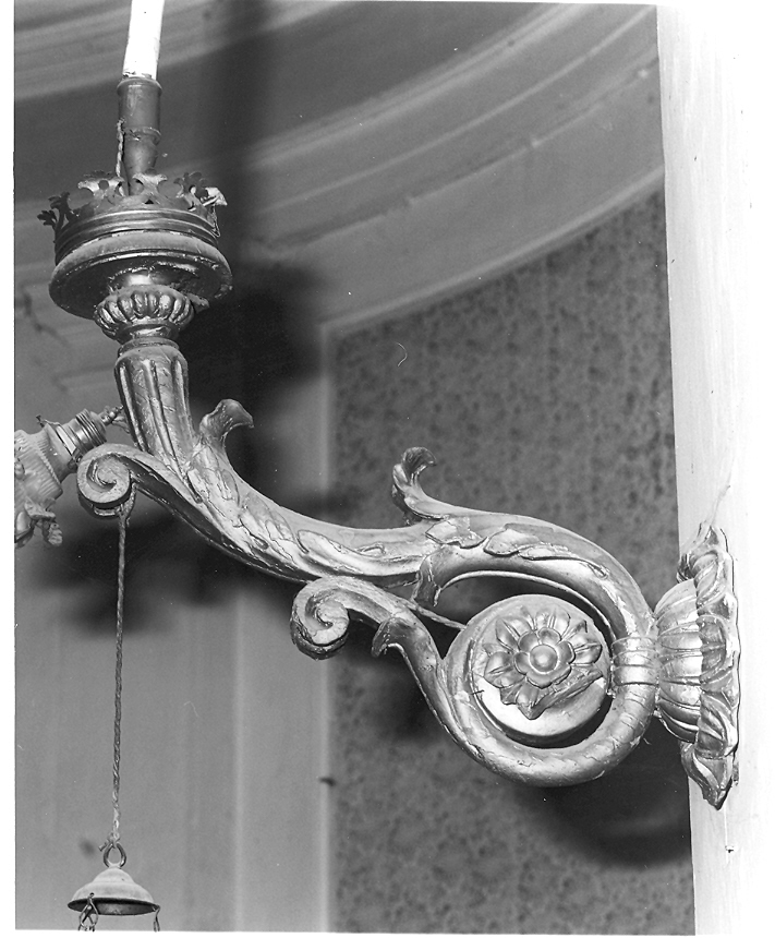 candeliere da parete, coppia - bottega marchigiana (sec. XIX)