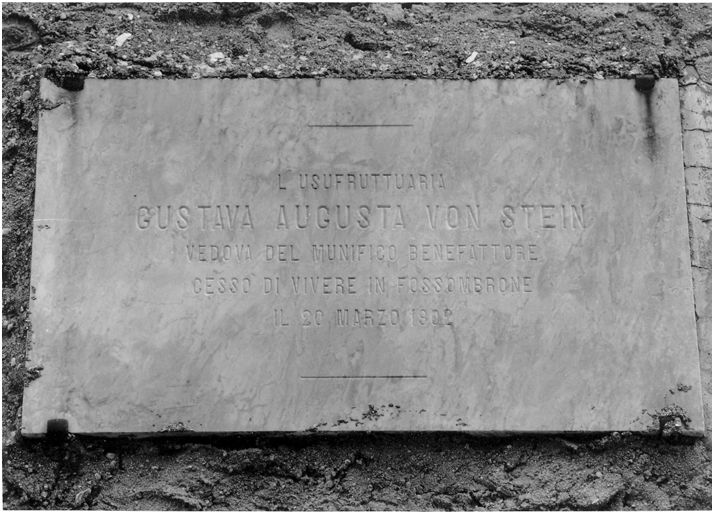 lapide commemorativa - bottega marchigiana (sec. XX)