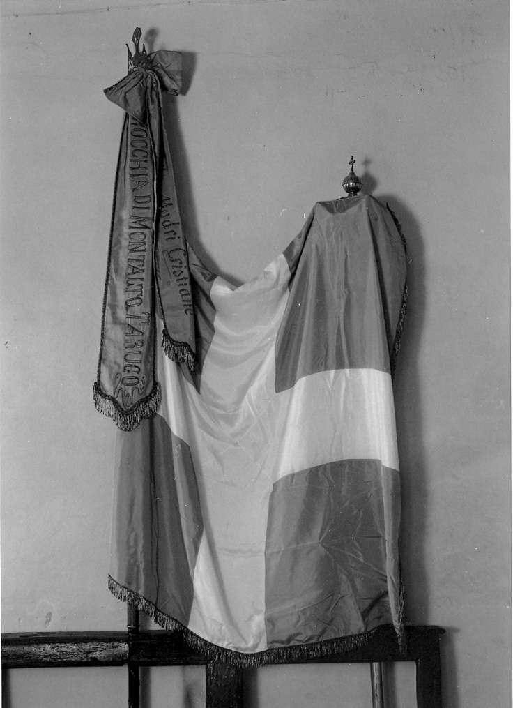 stendardo processionale - bottega marchigiana (metà sec. XX)