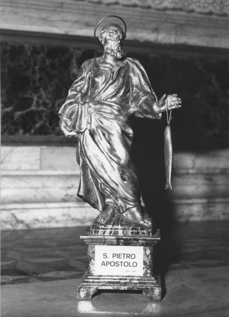 San Pietro (statua) - bottega marchigiana (sec. XVII)